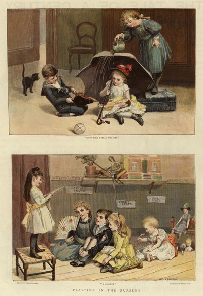 Tempo di gioco nella nursery da Alice Havers