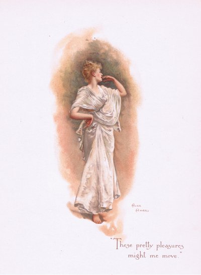 Questi bei piaceri potremmo muovere, da Some Old Love Songs pubblicato da Hildesheimer & Faulkner, 1892 da Alice Havers