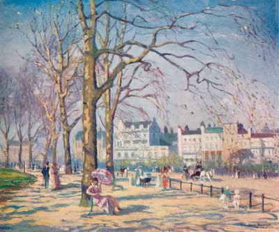 Primavera a Hyde Park, c1910 da Alice Maud Fanner