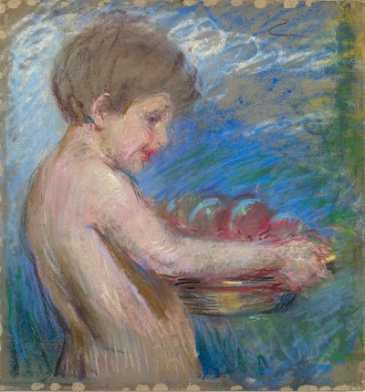Bambino con frutta da Alice Pike Barney