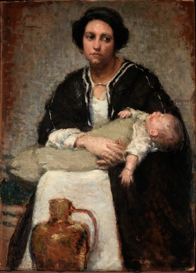 Madre e Bambino Addormentato, 1911 da Alice Pike Barney