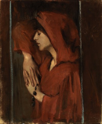 Donna con cappuccio rosso da Alice Pike Barney