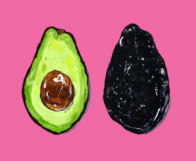 Avocado rosa pop da Alice Straker