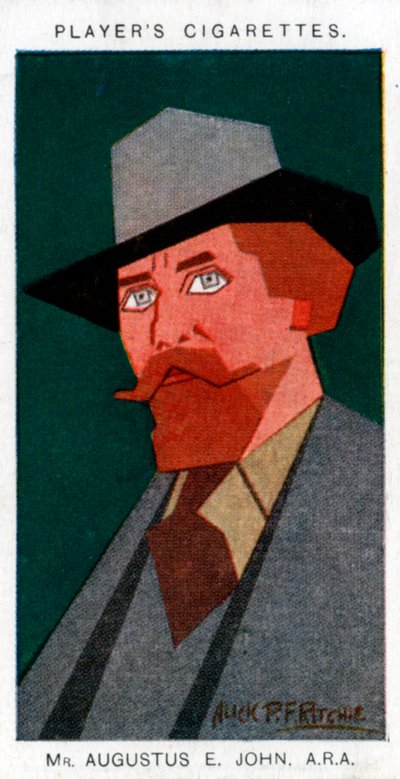 Augustus John, pittore britannico, 1926 da Alick P. F. Ritchie