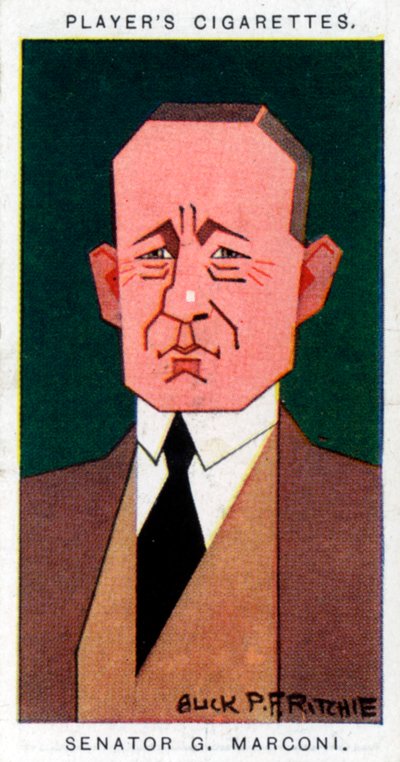Guglielmo Marconi, inventore italiano, 1926 da Alick P. F. Ritchie