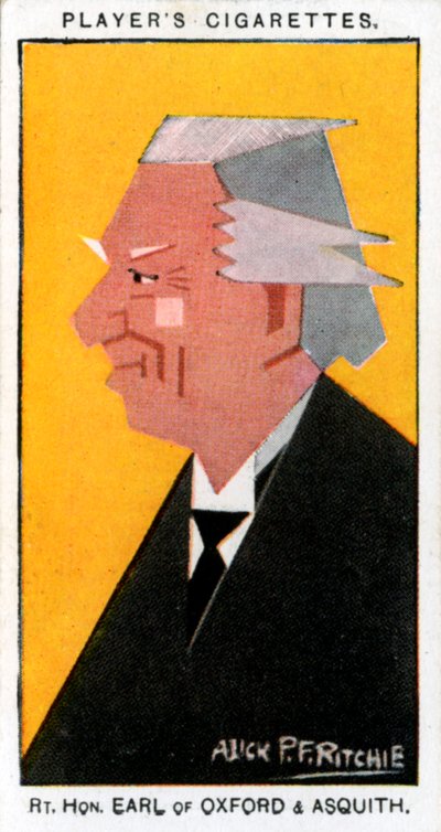 Herbert Henry Asquith, 1° conte di Oxford e Asquith, Primo Ministro britannico, 1926 da Alick P. F. Ritchie
