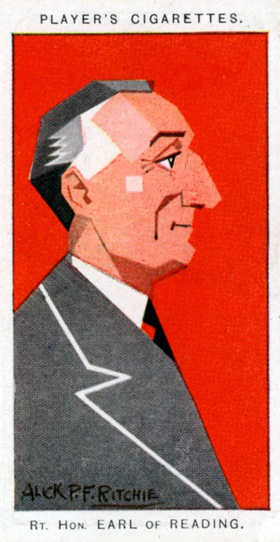 Rufus Isaacs, 1° Marchese di Reading, Lord Chief Justice e diplomatico, 1926 da Alick P. F. Ritchie
