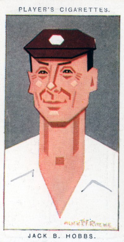 Sir Jack Hobbs, cricketer britannico, 1926 da Alick P. F. Ritchie