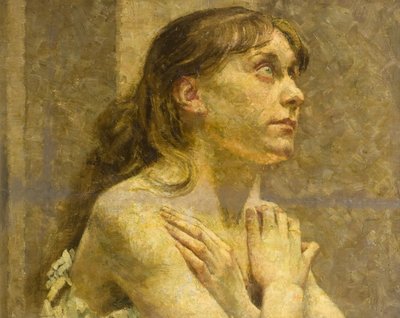 Ragazza che prega da Alick Penrose Forbes Ritchie
