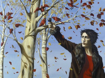 Gli Uccelli nel Nostro Giardino da Alix Contemporary Artist Soubiran Hall