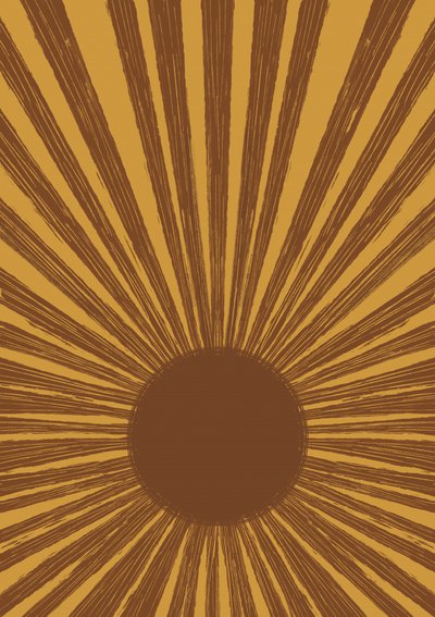 Retro Golden Sunburst da Aliya Putrus