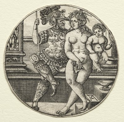 Marte, Venere e Cupido da Allaert Claesz