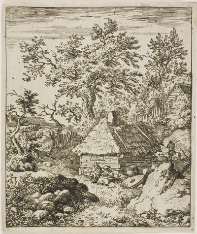 Paesaggio con macina da Allaert van Everdingen