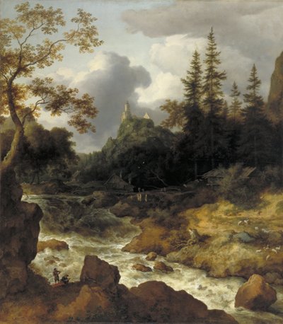 Paesaggio norvegese da Allaert van Everdingen