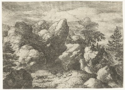 Paesaggio roccioso da Allaert van Everdingen
