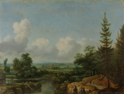 Paesaggio svedese da Allaert van Everdingen