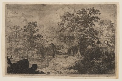 La quercia sulla collina da Allaert van Everdingen