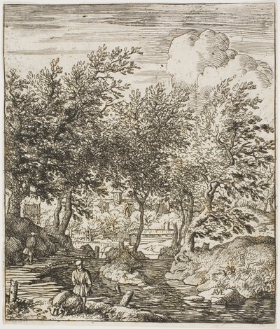 Il porcaro da Allaert van Everdingen