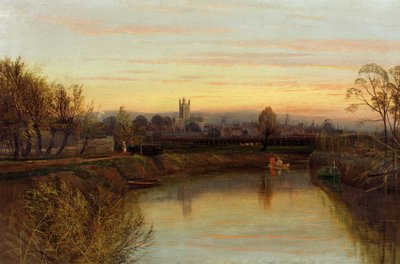 Gloucester da Severnside Farm, c.1910 da Allam