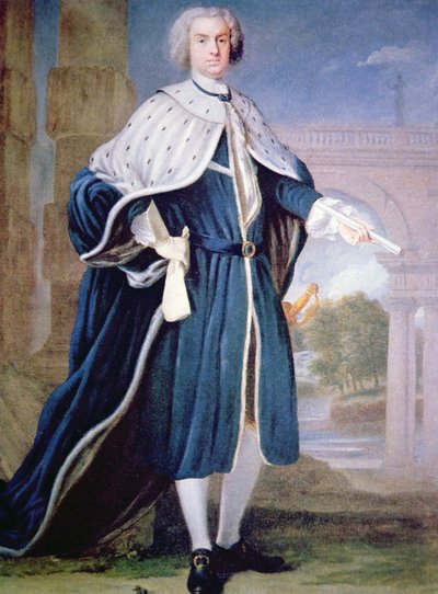 Ritratto di Charles Calvert da Allan (after) Ramsay