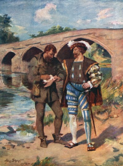 Jock Howieson e il Gudeman di Ballengeich da Allan (after) Stewart