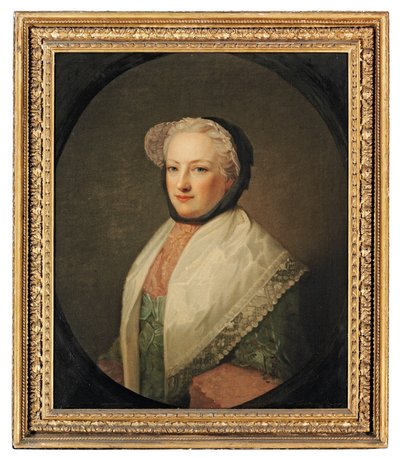 Ritratto di Anne Drelincourt, Lady Primrose in un finto ovale, 1709-75 circa (olio su tela) da Allan (follower of) Ramsay