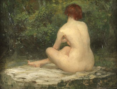 Nudo seduto da Allan Douglas Davidson
