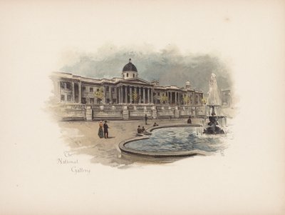 Londra familiare: La National Gallery da Allan F. Barraud