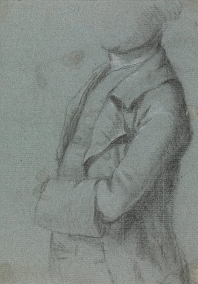 Studio di costume per un ritratto di un uomo da Allan Ramsay