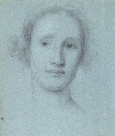 Testa di una ragazza da Allan Ramsay