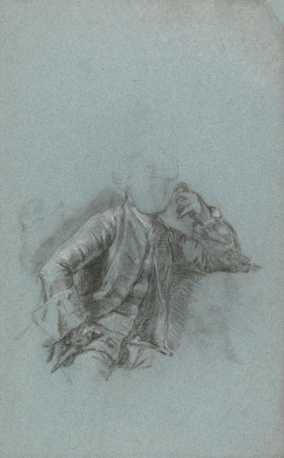Studio per un ritratto di un gentiluomo seduto da Allan Ramsay