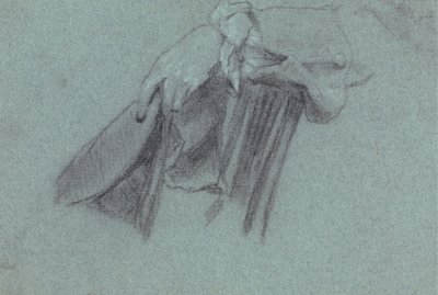Studio di una mano che tiene un cappello da Allan Ramsay