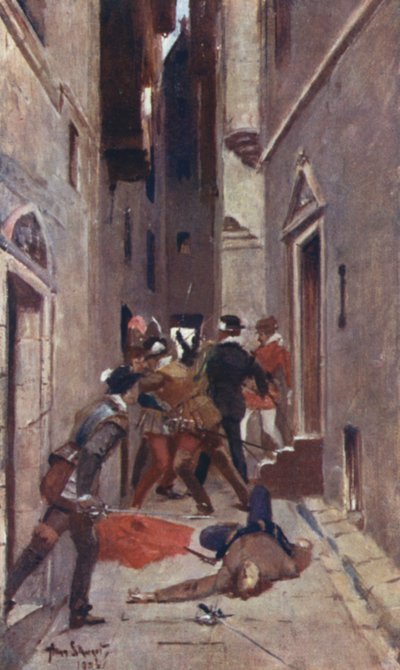 Una "Tulzie" in High Street da Allan Stewart
