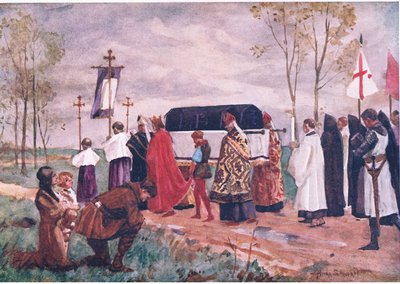 Sepoltura di San Ugo, illustrazione da 