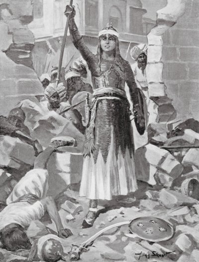 La principessa Chand Bibi difende Ahmadnagar da Allan Stewart