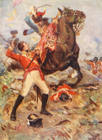 Salvataggio dei colori ad Albuera da Allan Stewart