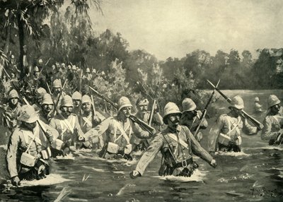 La battaglia del fiume Modder - Gli Argyll e Sutherland Highlanders attraversano il Drift da Allan Stewart