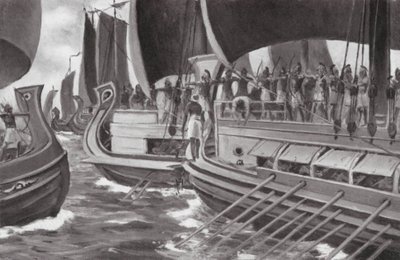 Il primo combattimento navale nella storia da Allan Stewart