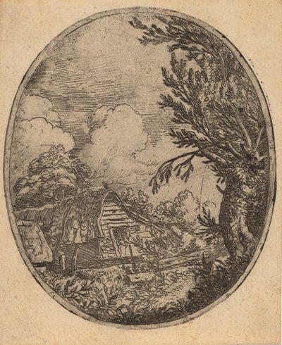 Amleto tra gli alberi, probabilmente c. 1645-1656 da Allart van Everdingen
