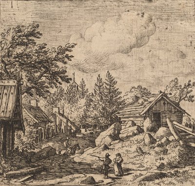 Amleto su terreno montuoso da Allart van Everdingen