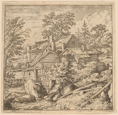 Amleto su un lato della montagna da Allart van Everdingen