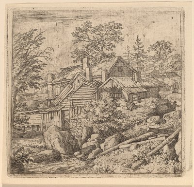Amleto su un lato della montagna da Allart van Everdingen
