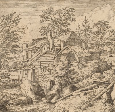 Amleto su un lato della montagna, probabilmente c. 1645-1656 da Allart van Everdingen