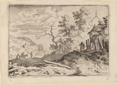 Capanna con i Resti di una Siepe da Allart van Everdingen