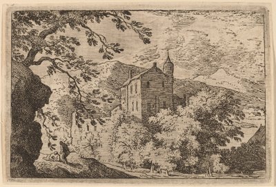 Grande Casa con una Torretta da Allart van Everdingen