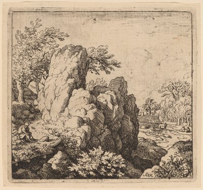 Grande roccia da Allart van Everdingen
