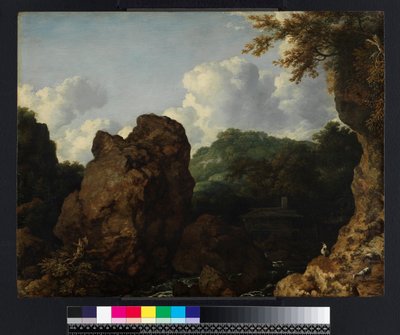 Paesaggio norvegese, 1656 da Allart van Everdingen