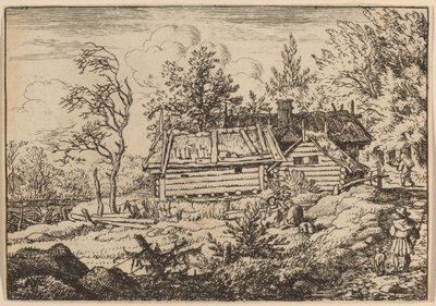 Pellegrino con un Cane, probabilmente c. 1645-1656 da Allart van Everdingen