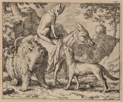 Reynard seduto sopra l