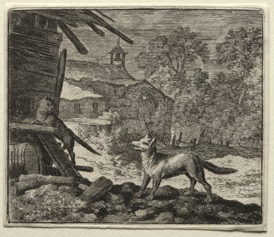 Reynard la volpe: Reynard inganna il gatto da Allart van Everdingen